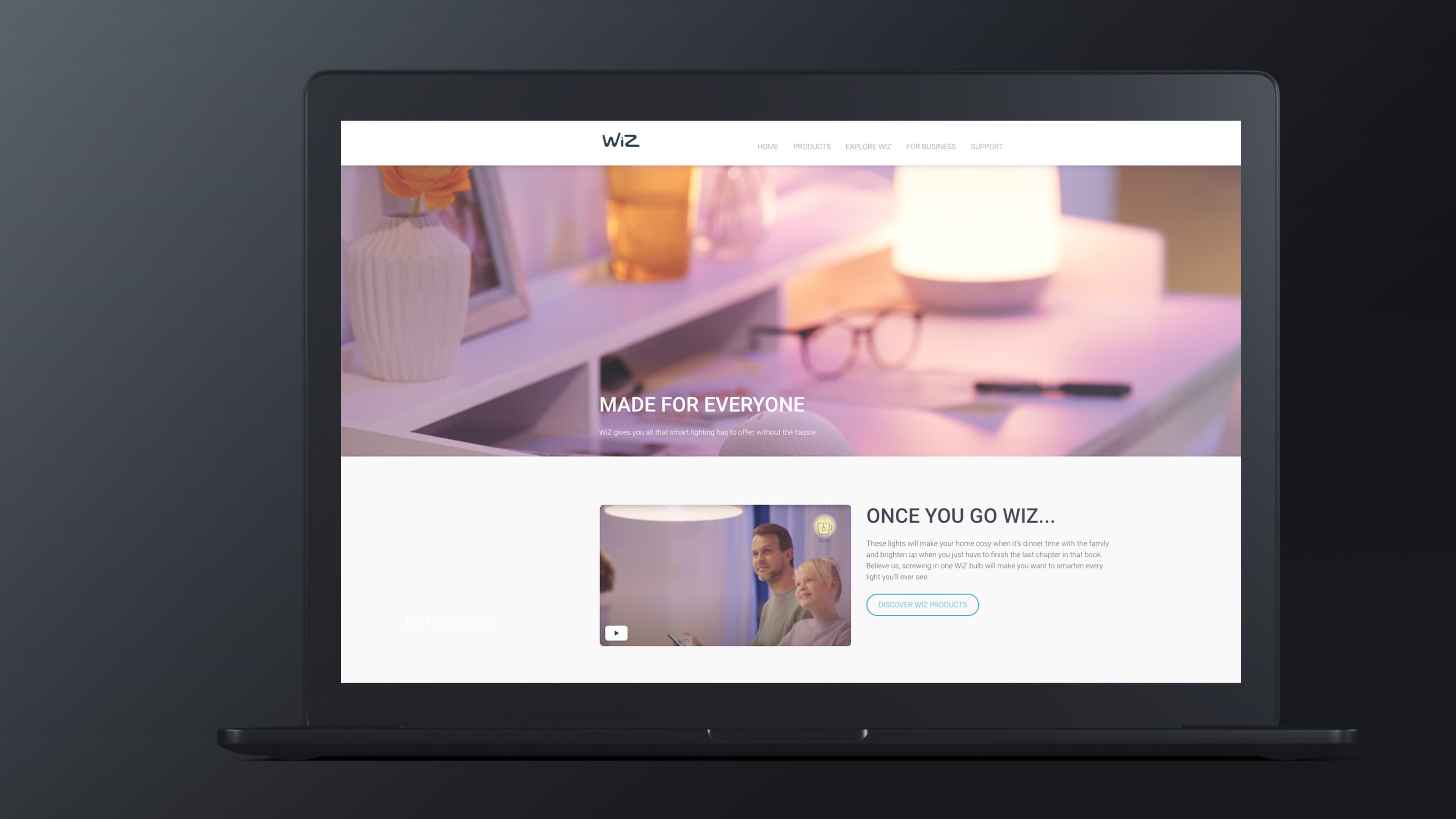 Wiz Connected website launch for Philips Signify
